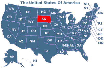 U.S.A. Bundesstaat South_Dakota